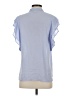 ASOS 100% Polyester Blue Short Sleeve Blouse Size 4 - photo 2