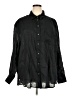 Gap 100% Linen Black Long Sleeve Button-Down Shirt Size XXL (tall) - photo 1