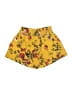 Zaful Floral Yellow Shorts Size 4 - photo 2