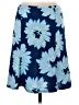 Express 100% Polyester Floral Blue Casual Skirt Size XS - photo 2