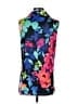 Unbranded 100% Polyester Floral Blue Sleeveless Blouse Size S - photo 2
