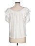 INC International Concepts Ivory Short Sleeve Blouse Size L - photo 2
