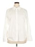 Lafayette 148 New York Ivory Long Sleeve Button-Down Shirt Size 18 - photo 1