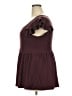Torrid Burgundy Short Sleeve Top Size 2X Plus (2) - photo 5