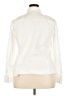 Lafayette 148 New York Ivory Long Sleeve Button-Down Shirt Size 18 - photo 2