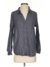 Joie 100% Cotton Houndstooth Gray Long Sleeve Blouse Size S - photo 1