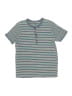 Tea 100% Cotton Stripes Teal Short Sleeve Top Size 14 - photo 1
