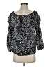 MICHAEL Michael Kors Animal Print Black 3/4 Sleeve Blouse Size S - photo 1