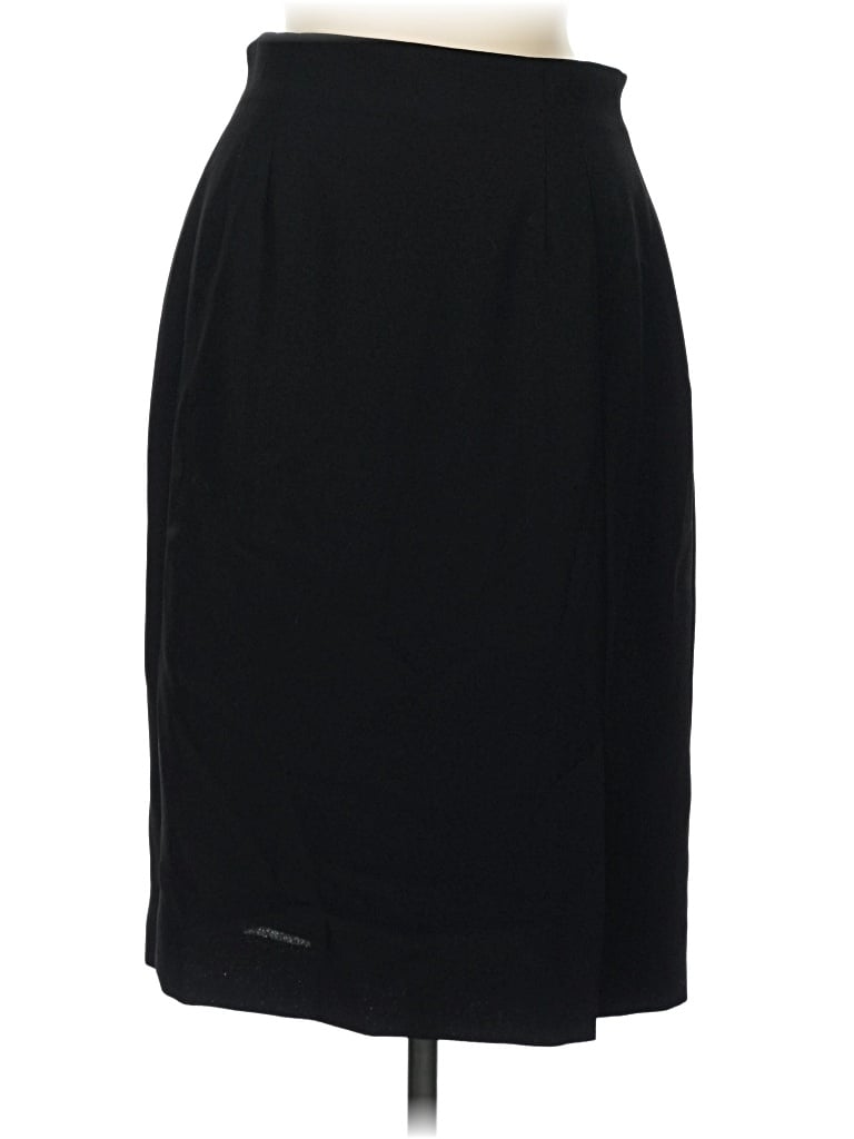 Pre-owned Evan Picone Casual Skirt In Black