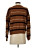 Unbranded 100% Acrylic Stripes Brown Pullover Sweater Size S - photo 2