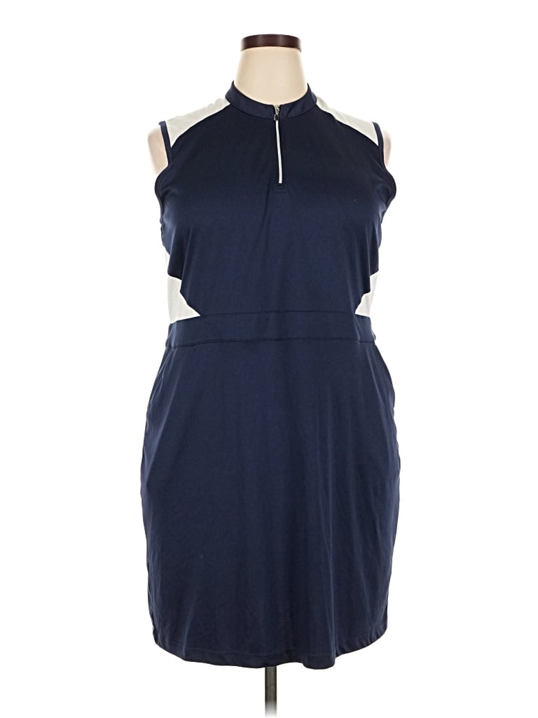 Pre-owned Pga Tour Cocktail Dress In Blue