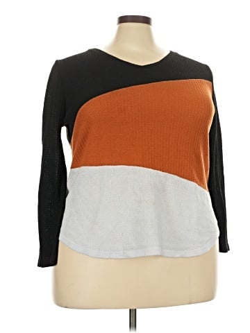 Shein Curve Pullover Sweater (view 1)