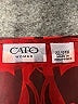 Cato Red 3/4 Sleeve Blouse Size 22 - 24 - photo 7