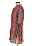 Tucker 100% Silk Orange Red Kimono Size M - photo 5