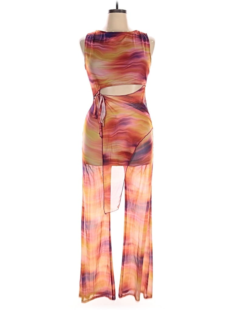 Pre-owned Fashion Nova Jumpsuit In Orange