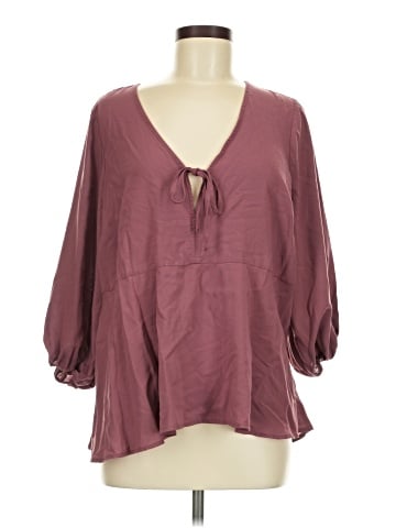Torrid 3/4 Sleeve Blouse (view 1)