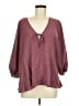 Torrid Burgundy 3/4 Sleeve Blouse Size Med Plus (00) - photo 1