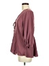 Torrid Burgundy 3/4 Sleeve Blouse Size Med Plus (00) - photo 5