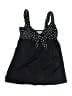 Longitude Polka Dots Black Swimsuit Top Size 16 - photo 1