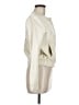 Ecru 100% Leather Ivory Leather Jacket Size M - photo 4