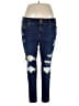 Torrid Hearts Blue Jeans Size 14 - photo 1