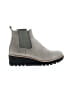 Eileen Fisher 100% Leather Gray Ankle Boots Size 7 1/2 - photo 1