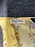 Lily White 100% Polyester Yellow Short Sleeve Blouse Size XL - photo 7