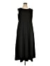 Unbranded 100% Polyester Solid Black Casual Dress Size 3XL - photo 1