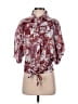 Komodo Burgundy 3/4 Sleeve Blouse Size 3 - photo 1