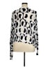 Nic + Zoe Animal Print Ivory Gray Pullover Sweater Size XL - photo 2