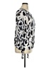 Nic + Zoe Animal Print Ivory Gray Pullover Sweater Size XL - photo 4