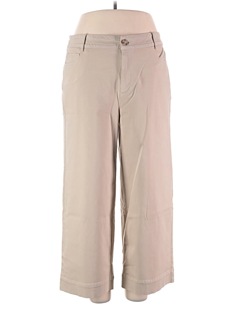 Pre-owned Jjill Jeans In Tan
