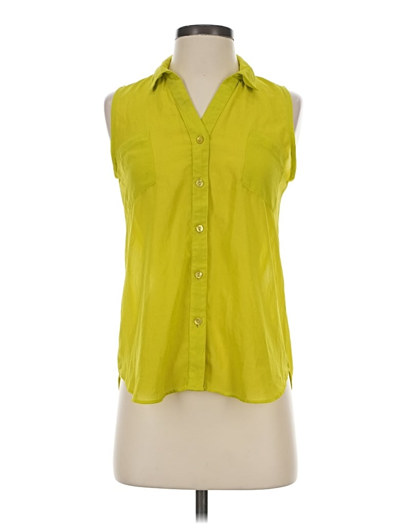Pre-owned Ultra Flirt Sleeveless Blouse In Green