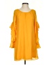Signature Studio 100% Polyester Yellow 3/4 Sleeve Blouse Size S - photo 1
