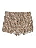 Shade & Shore 100% Rayon Print Orange Shorts Size 16 - photo 1