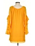 Signature Studio 100% Polyester Yellow 3/4 Sleeve Blouse Size S - photo 2