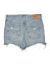 Levi's 100% Cotton Blue Denim Shorts Size 27 waist - photo 2