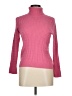 Talbots Tweed Pink Turtleneck Sweater Size Med Petite - photo 1