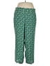 Max Studio 100% Polyester Print Green Casual Pants Size 1X - photo 1