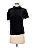 CeCe Black Short Sleeve Top Size S - photo 1