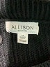 Allison Joy Polka Dots Black Pullover Sweater Size XS - photo 4