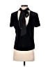 CeCe Black Short Sleeve Top Size S - photo 2