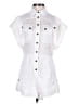 Zimmermann 100% Linen White Ivory Romper Size 4 Petite (0) - photo 1