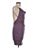 MadRag Solid Purple Cocktail Dress Size L - photo 4