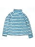 Columbia 100% Polyester Chevron-herringbone Blue Snow Jacket Size 18 - 20 - photo 2