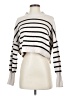 Free People Stripes Ivory Turtleneck Sweater Size S - photo 1