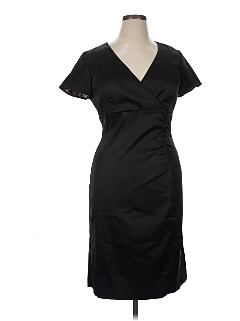 Pre-owned Donna Ricco Cocktail Dress In Black