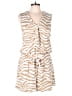 Lou & Grey Animal Print Tan Romper Size L - photo 1