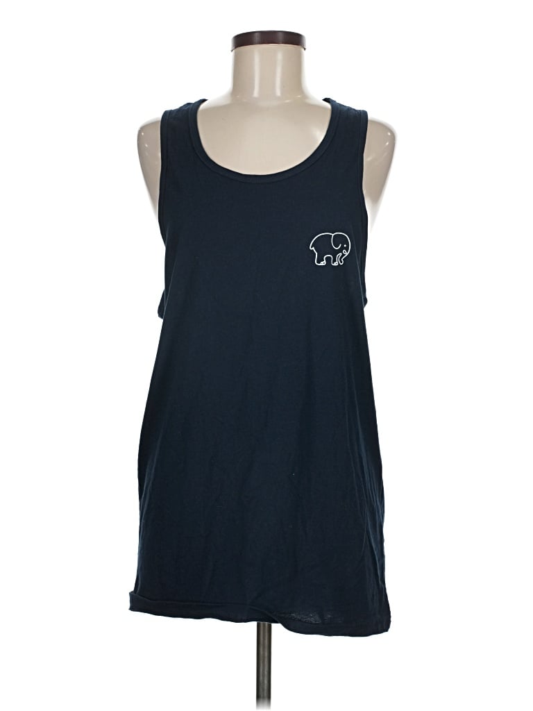 Pre-owned Ivory Ella Sleeveless T-shirt In Blue