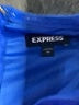 Express Color Block Blue Jumpsuit Size 10 - photo 4
